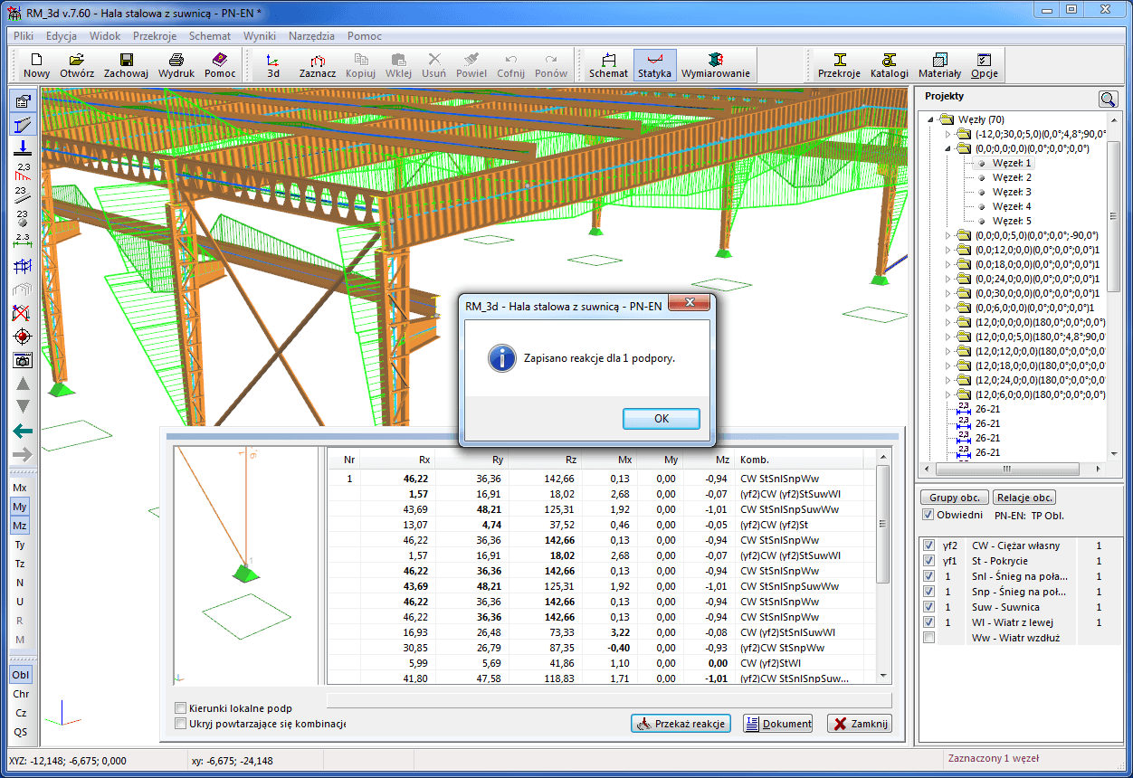 pobieranie reakcji z rm-3d