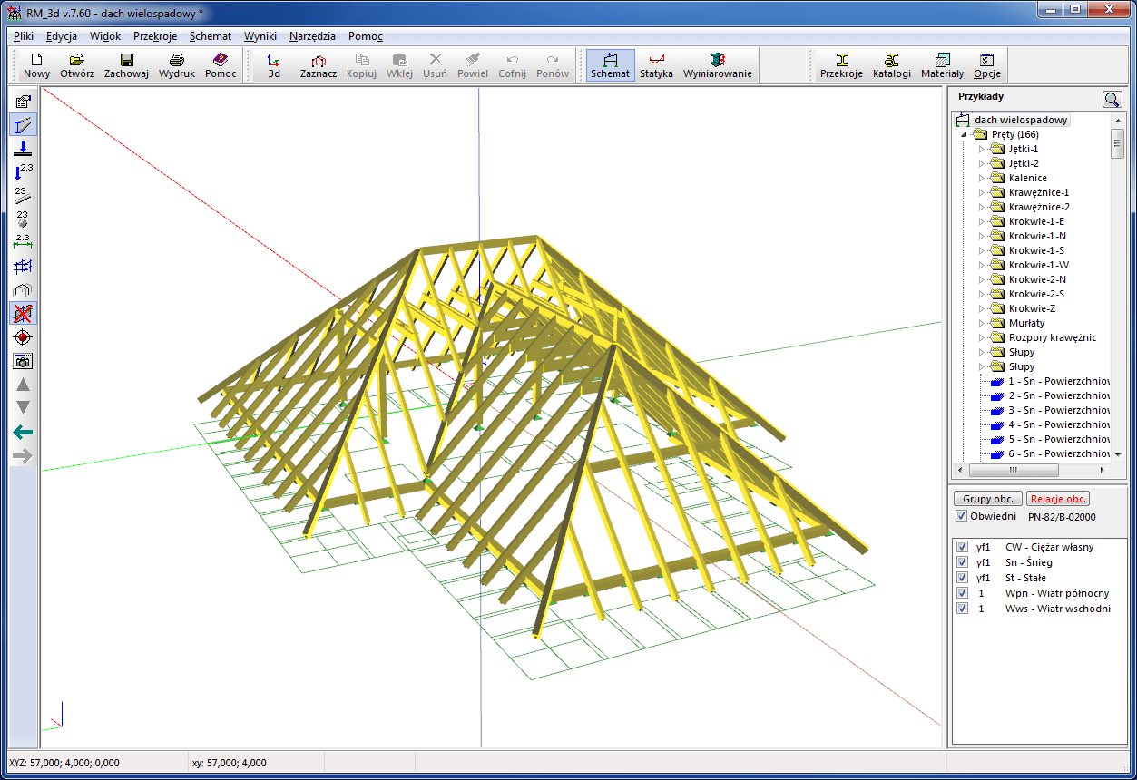 widok modelu 3D